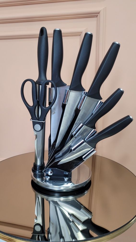 Набір кухонних ножів із нержавіючої сталі