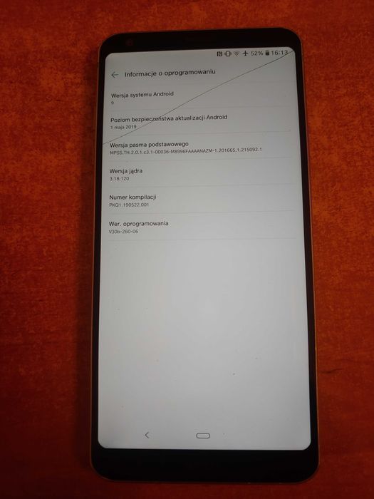 LG G6 Sprawny z rozbitą szybką