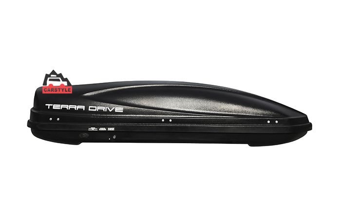 Автобоксы на крышу Terra Drive 480 л серый черный мат 196*75*43 см БУ