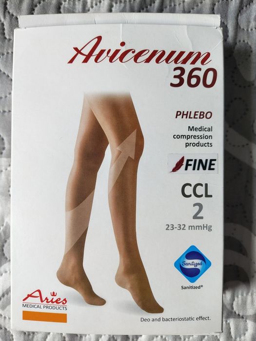 Pończochy uciskowe 2 stopnia L AVICENUM 360