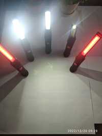 Ліхтар на акумуляторі 5 режимів,червоне світло