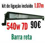 Barra led 540w + Kit ligação