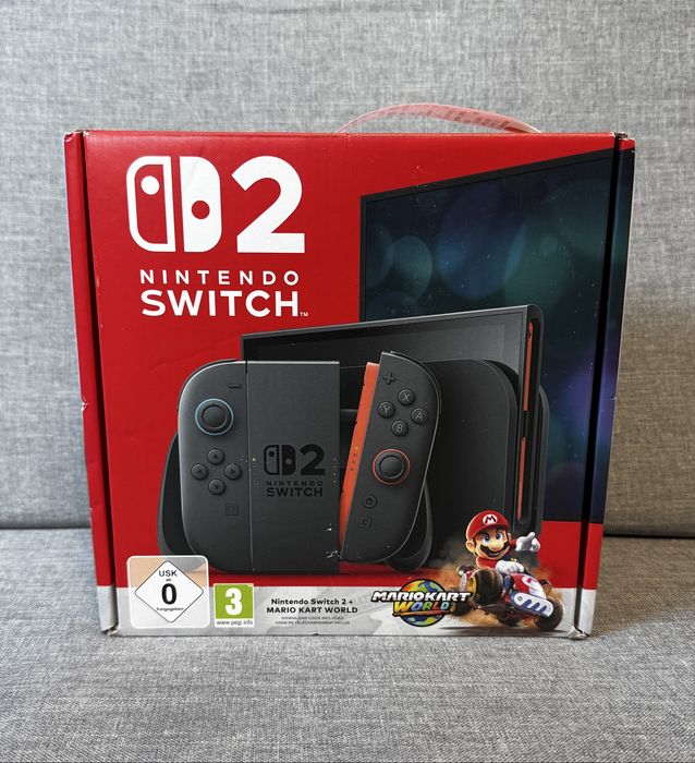 Konsola Nintendo Swich 2 + Mario Nowa Zakupoiona tydzień temu
