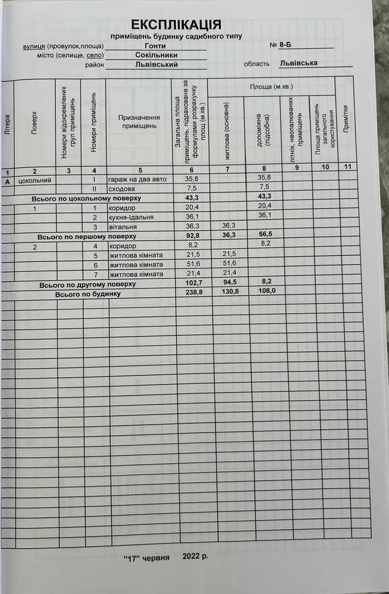 Продаж котедж 238.8 м.кв. 2.16 сот. вул. Івана Гонти 8Б с. Сокільники