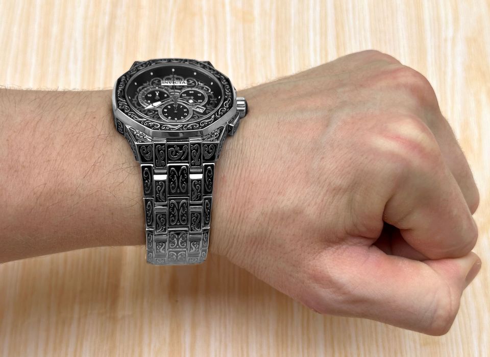 Годинник Invicta 44783 EXCALIBUR Swiss Ronda 5050.E 47 mm. 100 МТ.