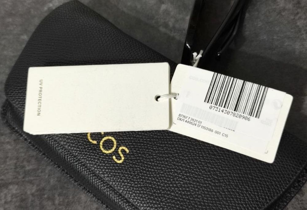 Cos вузькі сонцезахисні окуляри  котяче око з черепаховою оправою