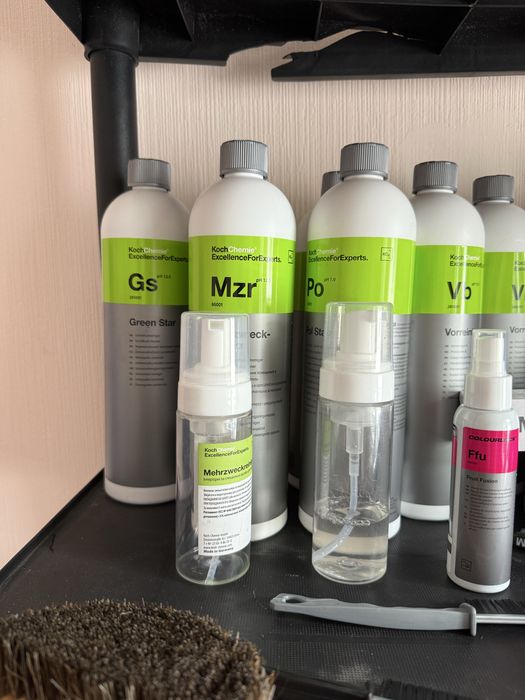 Атомобильная химия кох Koch шампунь активная пена полироль жидкий воск