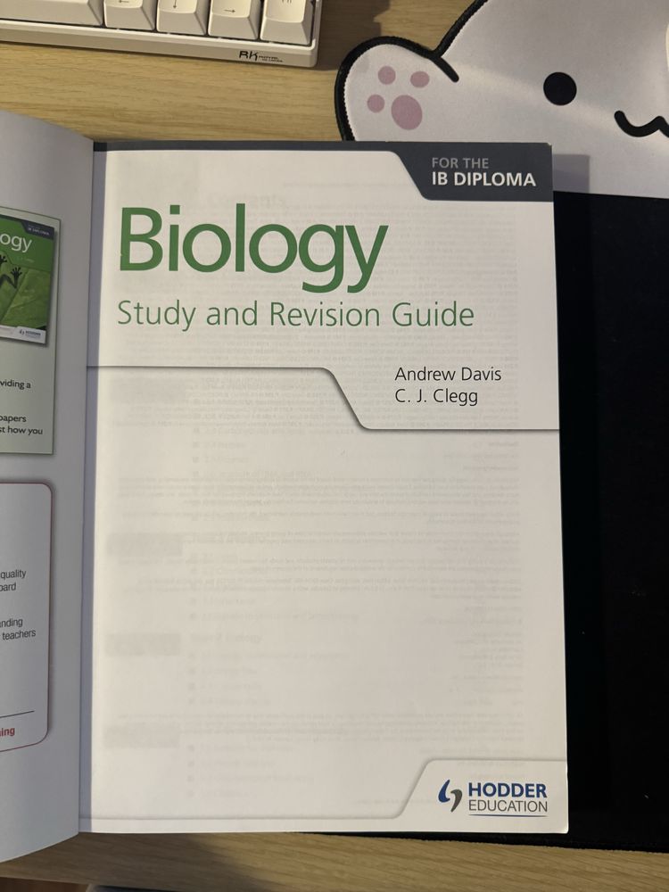 Biology for the IB Diploma Study and Revision Guide Andrew Davis