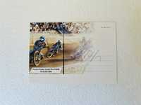 Kartka pocztowa żużel Grand Prix Polski 2003 Gollob Autograf