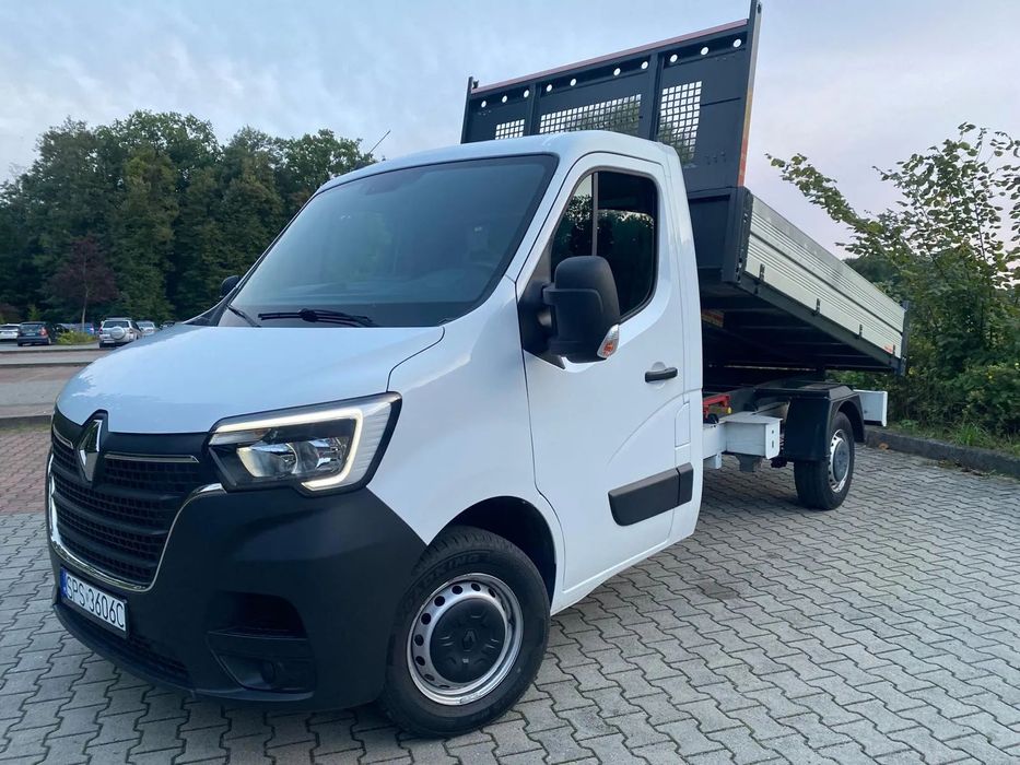 Renault Master  Niski przebieg: 20 850km, STAN-IDEALNY   Wywrotka, Klimatyzacja, Hak,