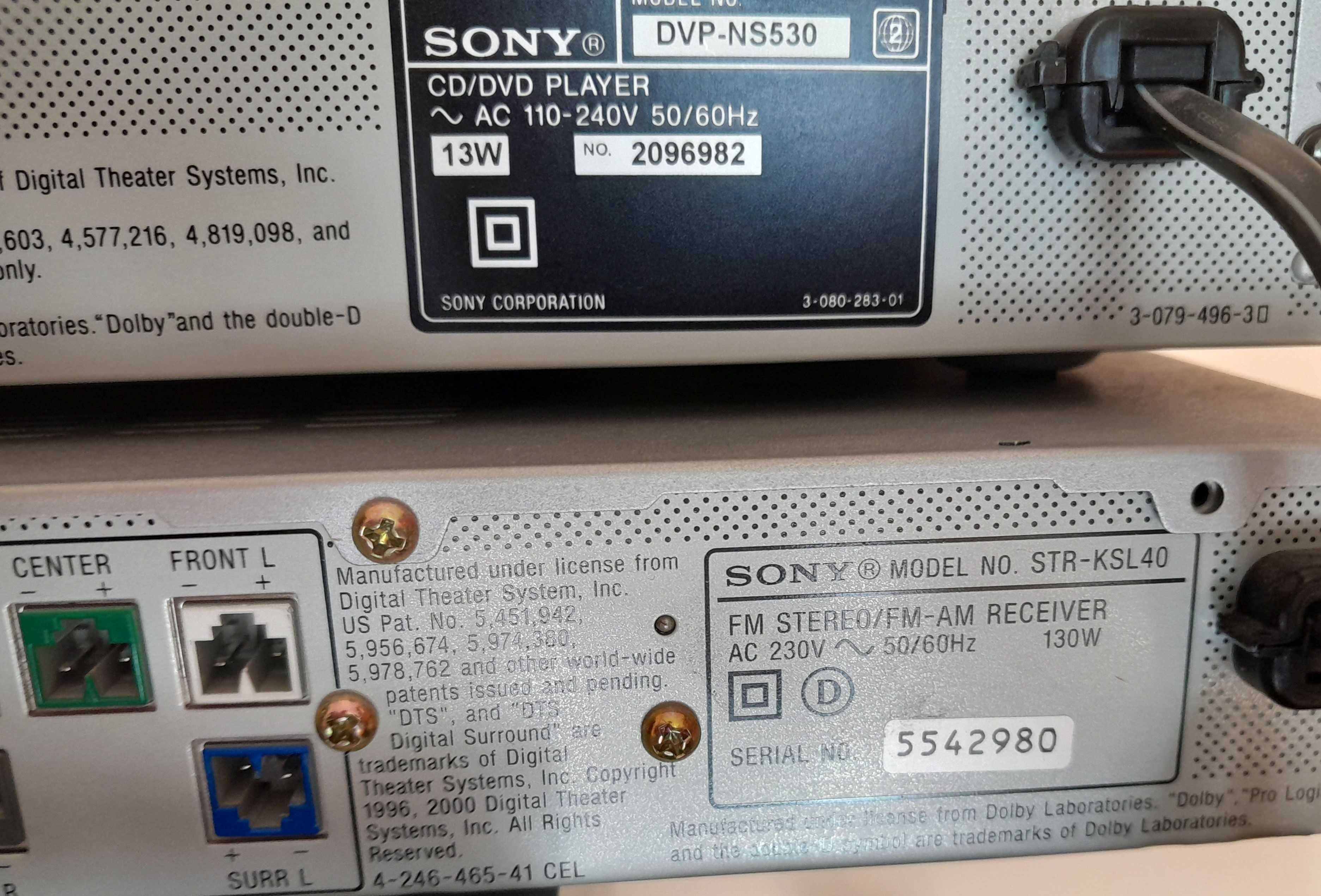 Домашний  кинотеатр Sony HT-SL40  акустика 5,1 + DVD  DVP-NS330