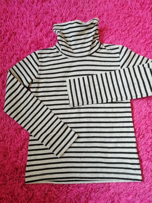 Golfik / sweter w paski