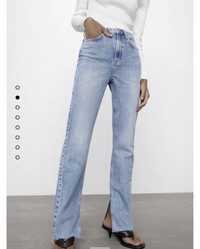 Жіночі блакитні джинси Zara 38 розмір женские джинсы штаны брюки