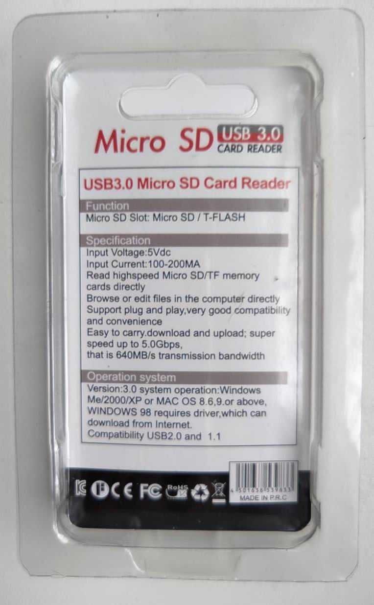 Кардрідер SDXC/micro SDXC USB 3.0