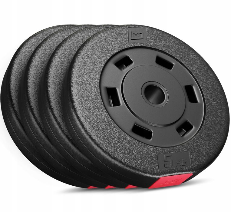 Obciążenie Ciężarki Talerze Treningowe 20 KG 4x5 KG Zestaw Obciążeń