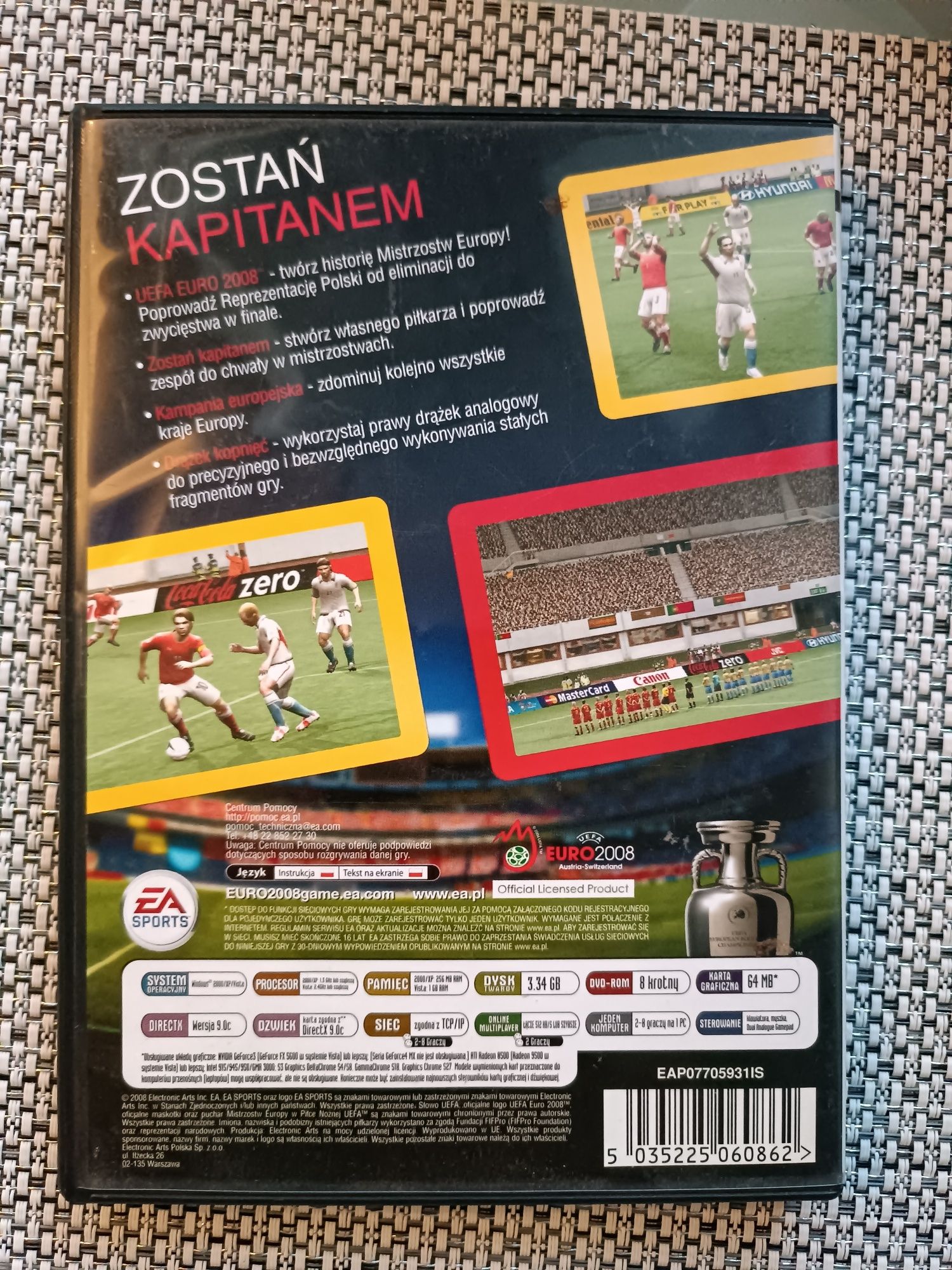 UEFA EURO 2008 PC polskie wydanie