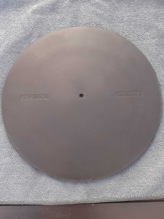 Tapete de borracha original para giradiscos Technics 1200 e 1210 MKII
