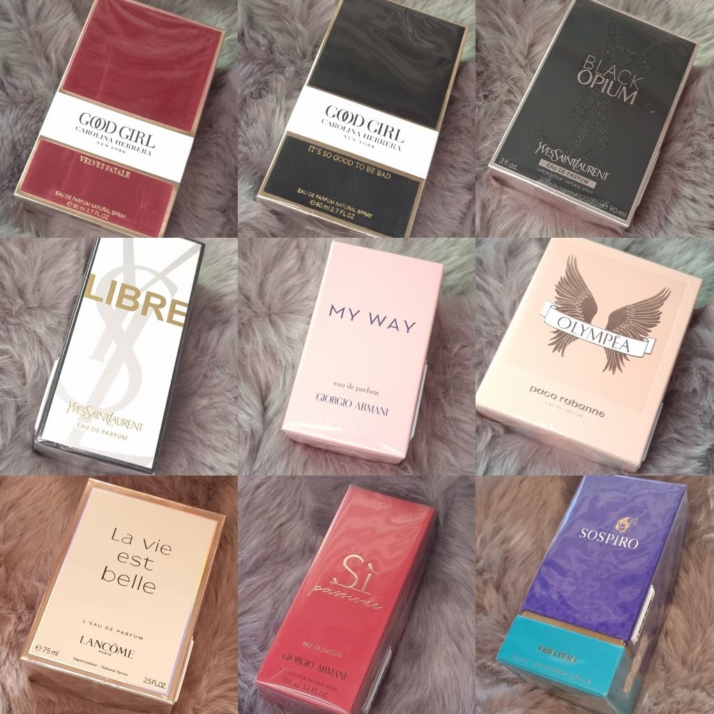 Perfumy zapakowane w folii 75-100ml