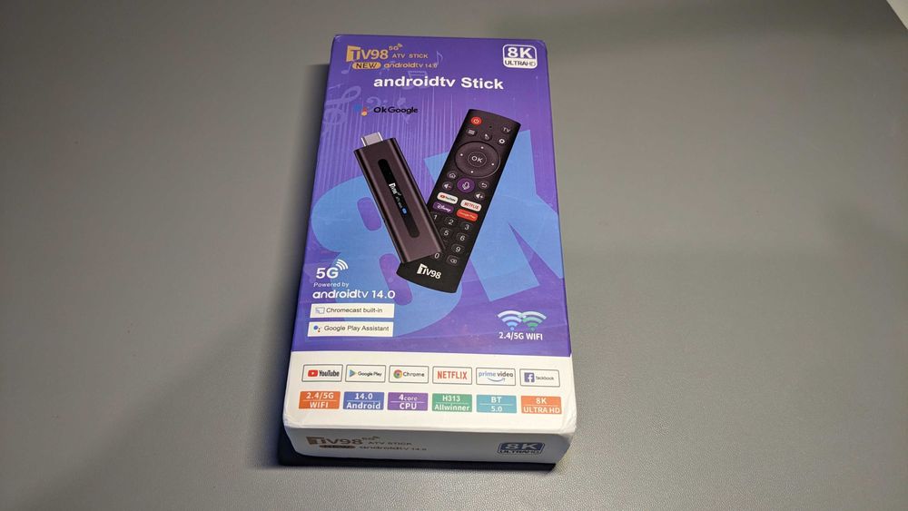 SmartTV приставка  TV98 ATV Stick
