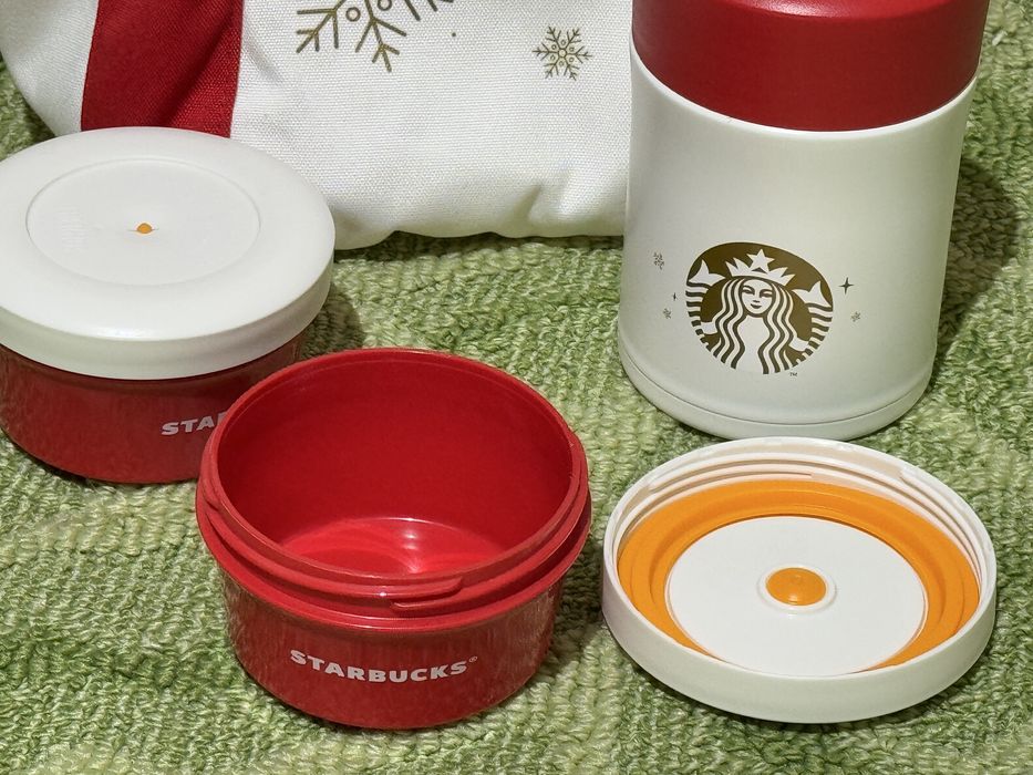 Оригінальний різдвяний подарунковий набір ланч боксів Starbucks