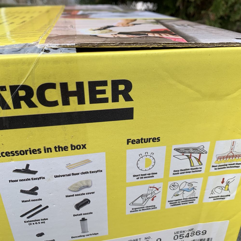 Новинка karcher sc3 easyFix пароочисник пароочиститель