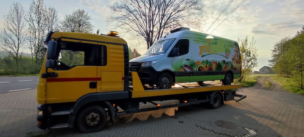 Pomoc drogowa 24h Laweta Gorlice Autolaweta Transport Pojazdów Tir