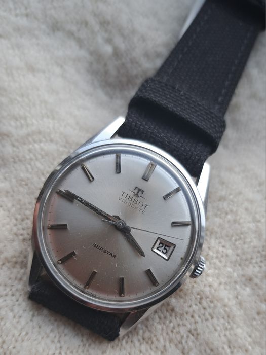 Tissot Zegarek Wintage cały stalowy