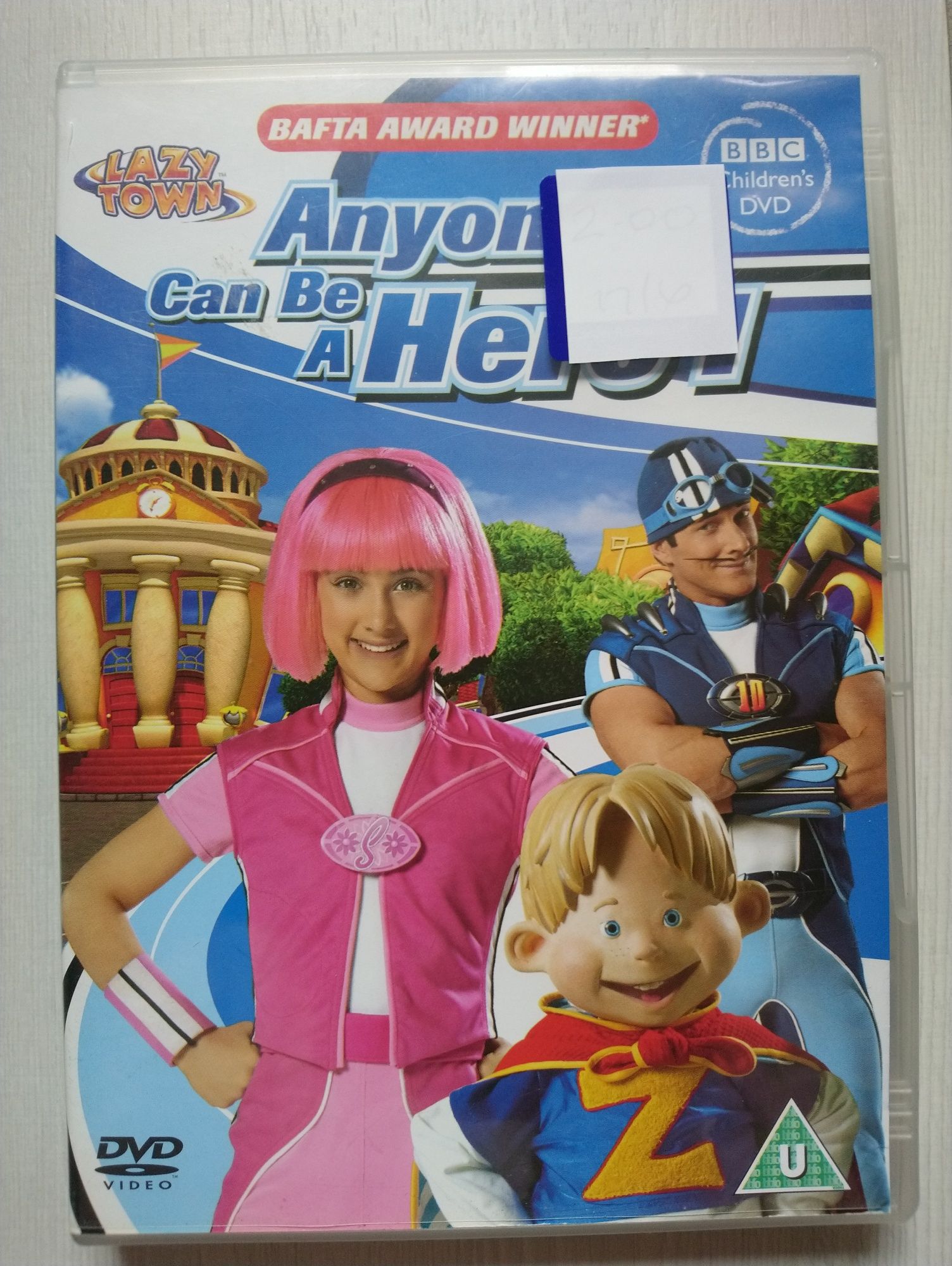 DVD video Lazy Town на англійській мові