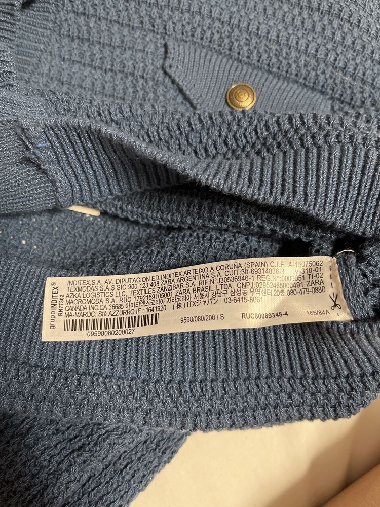 Krótki sweter Zara r.s