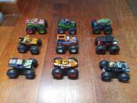 Zestaw Hot wheels Monster trucks 6szt z dodatkami 8szt wrex, Mattel in
