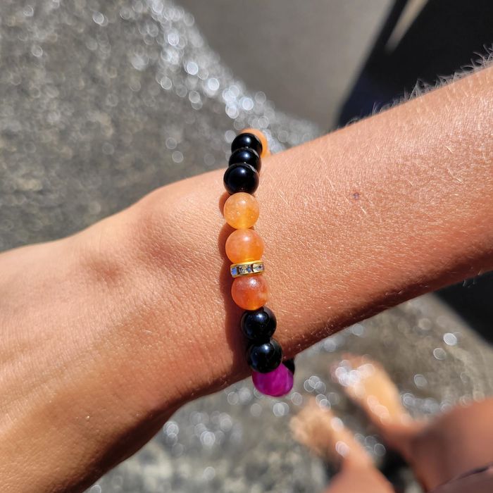 Bransoletka z kamieni naturalnych