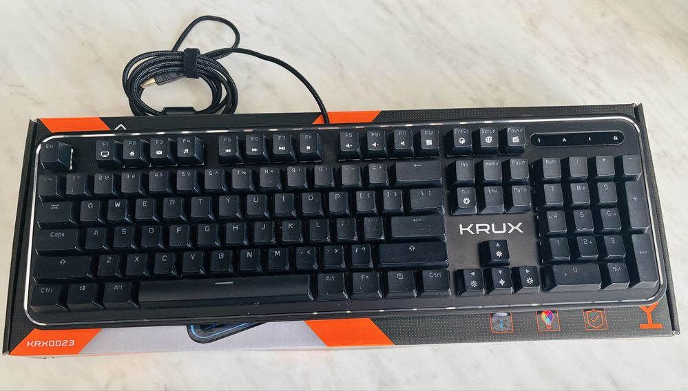 Klawiatura mechaniczna KRUX COMET RGB przewodowa