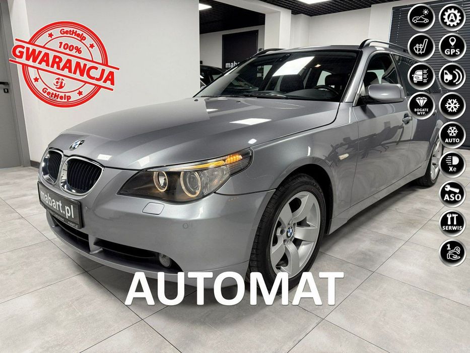 BMW Seria 5 2.5i 192KM * Dach panoramiczny * Bi-Xenon * Automat * Pneumatyka