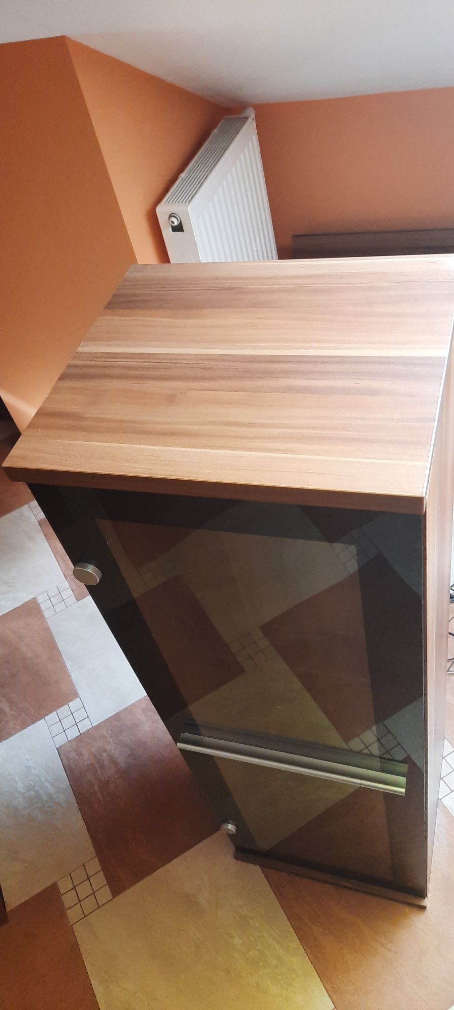 Meble do salonu 5 elementów Witryna Półka Szafki Komoda !GRATIS ŁAWA!