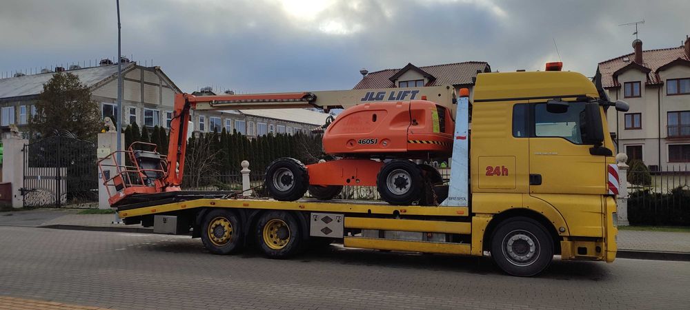 Transport maszyn rolniczych, budowlanych Pomoc Drogowa 24h