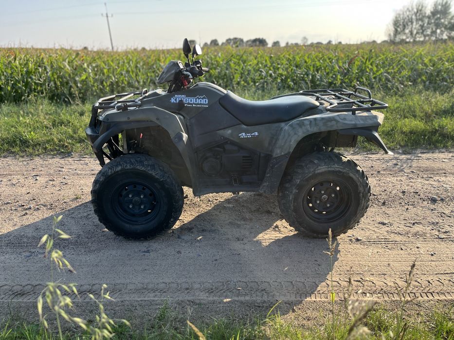 Suzuki kingquad 450 zarejestrowany 4x4 WTRYSK DRUGI WŁAŚCICIEL