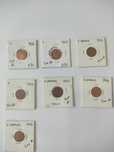 Moedas 10 centavos em cobre