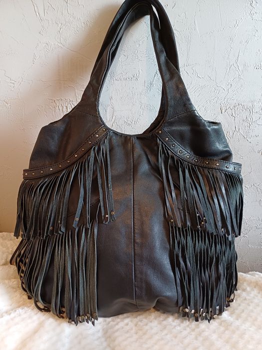 Большая сумка Butterfly,натуральная кожа