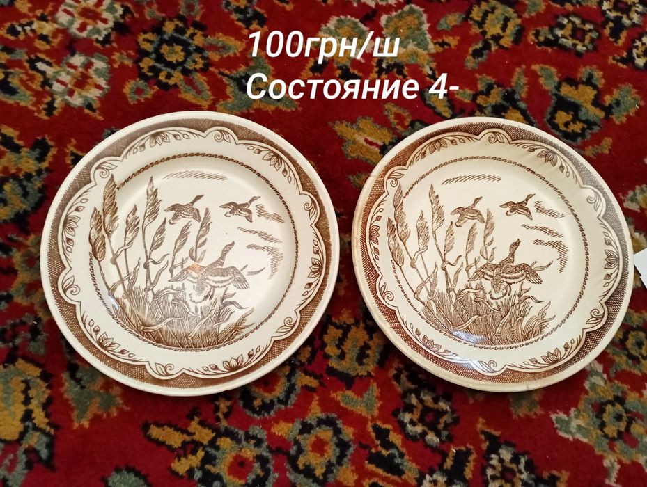 Тарелки Охота, Утки, Буди, Пейзаж, Природа