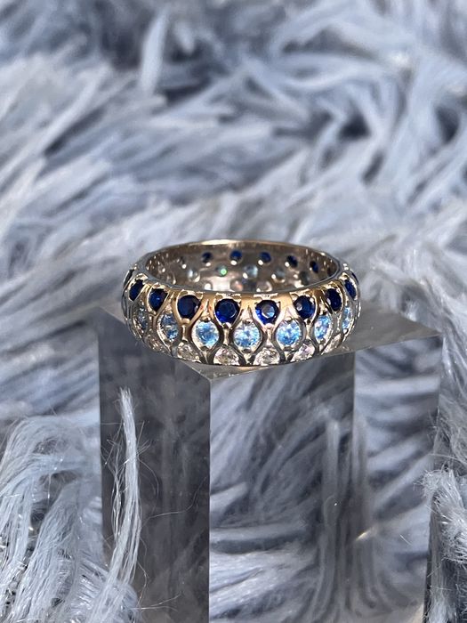 Pierścionek Obrączka próba srebra S 925 18 mm srednica