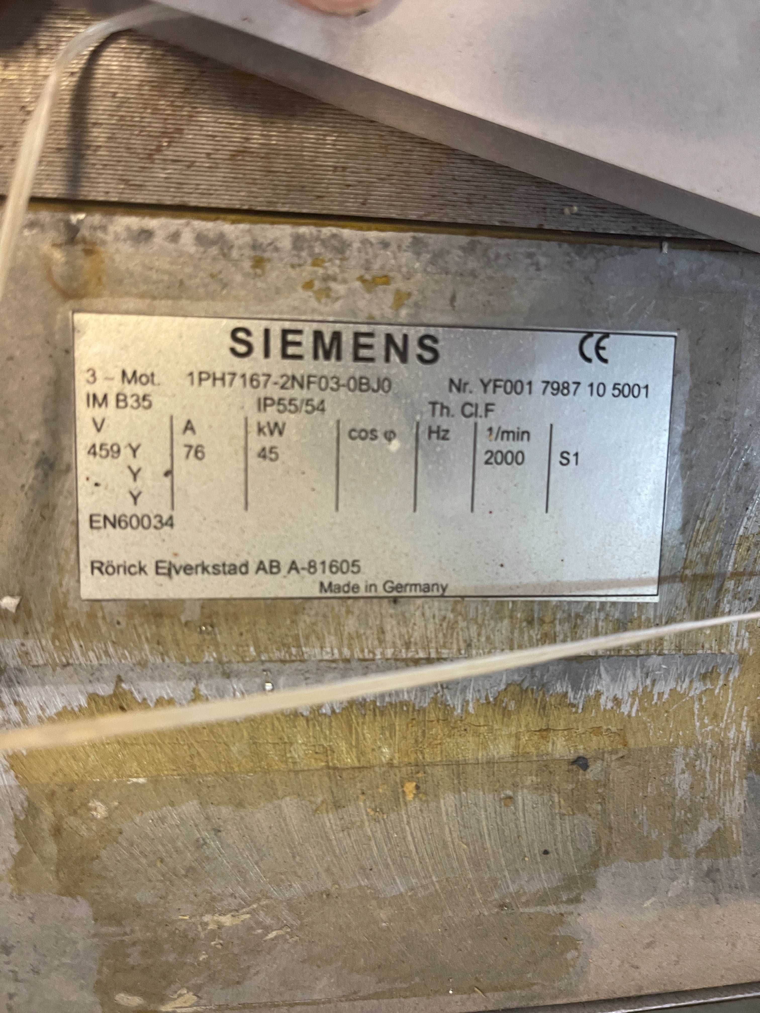 Silnik wrzeciona Siemens 1ph7167-2nf03-0bj0