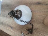 Lampa antyk mosiądz średnica 30 cm