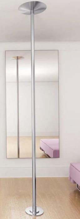 Poste VIDAXL Preto Ferro (4.5x(224-275)cm)