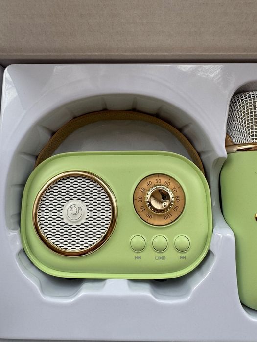 Bluetooth колонка для караоке з мікрофоном для дітей та дорослих