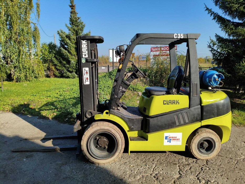 Wózek widłowy 3,5t CLARK C35L, serwisowany, UDT do 10.2026