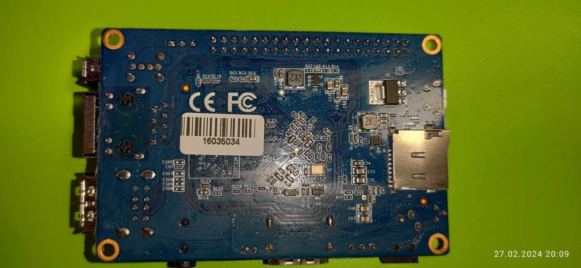 Minikomputer płytka testowa Orange PI PC v1.2 4QC-Cortex A7, 1GB RAM