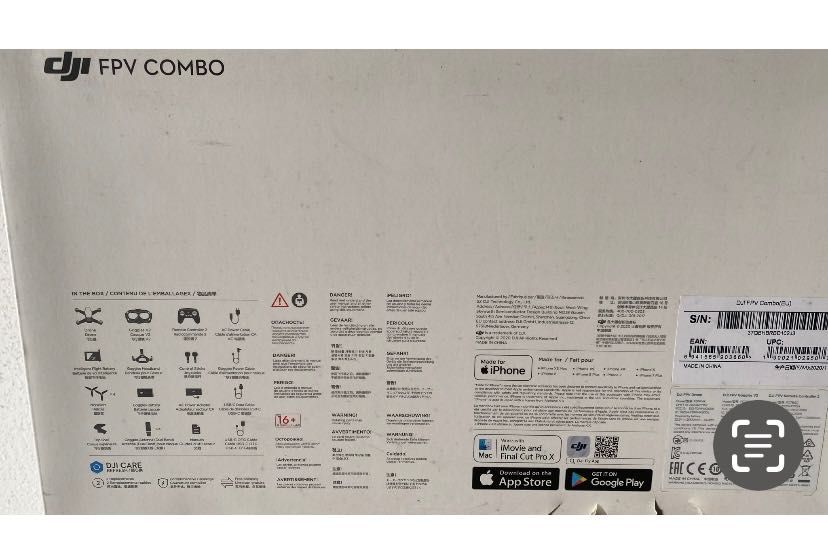 Drone. Dji FPV Fly more combo