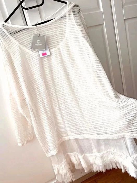 Carina Ricci Nowa włoska tunika 2 w 1 Rozm. L/XL Gratis sukienka