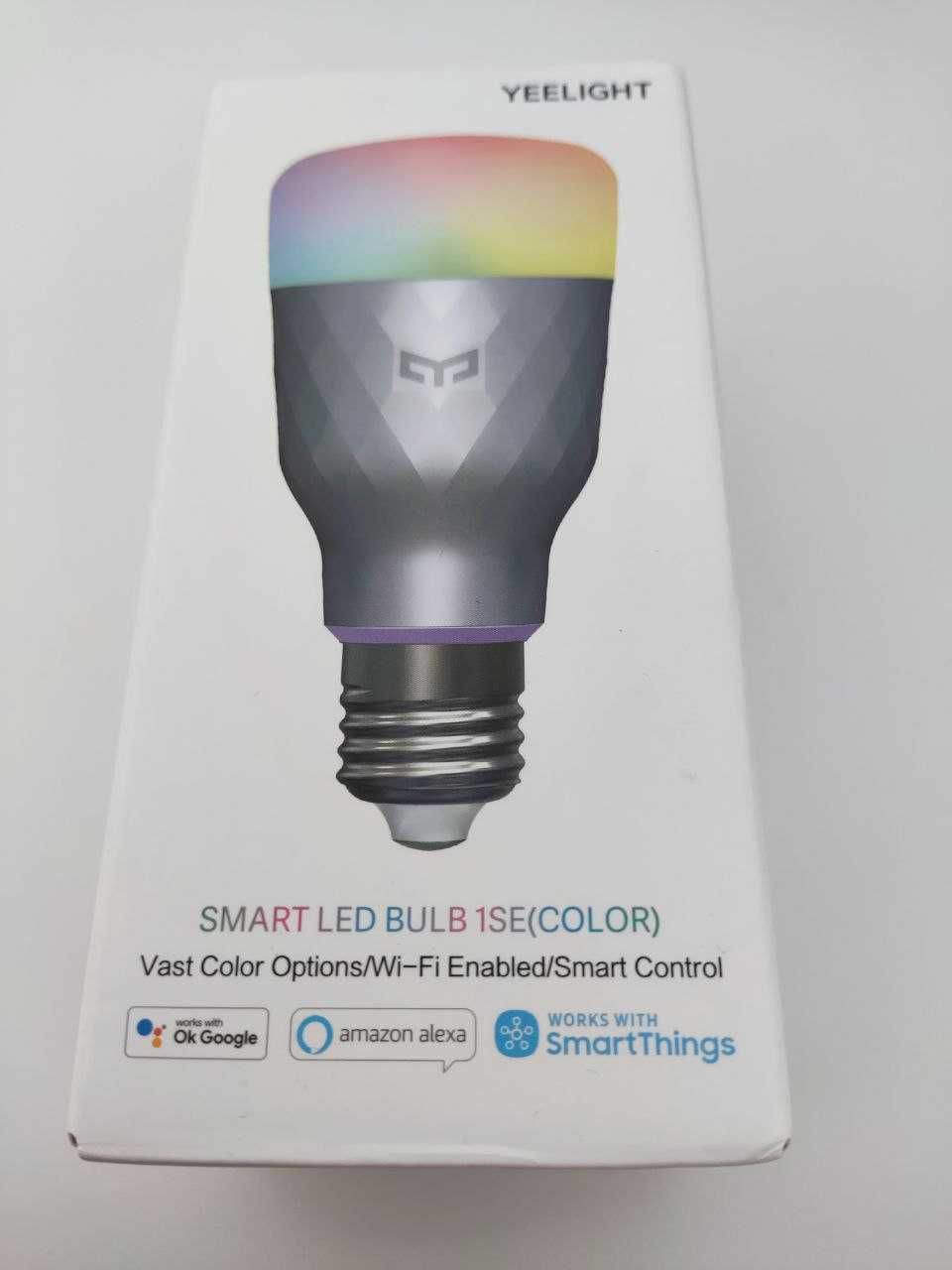 Lâmpada inteligente Xiaomi Yeelight LED Bulb 1SE Color RGB - NOVO