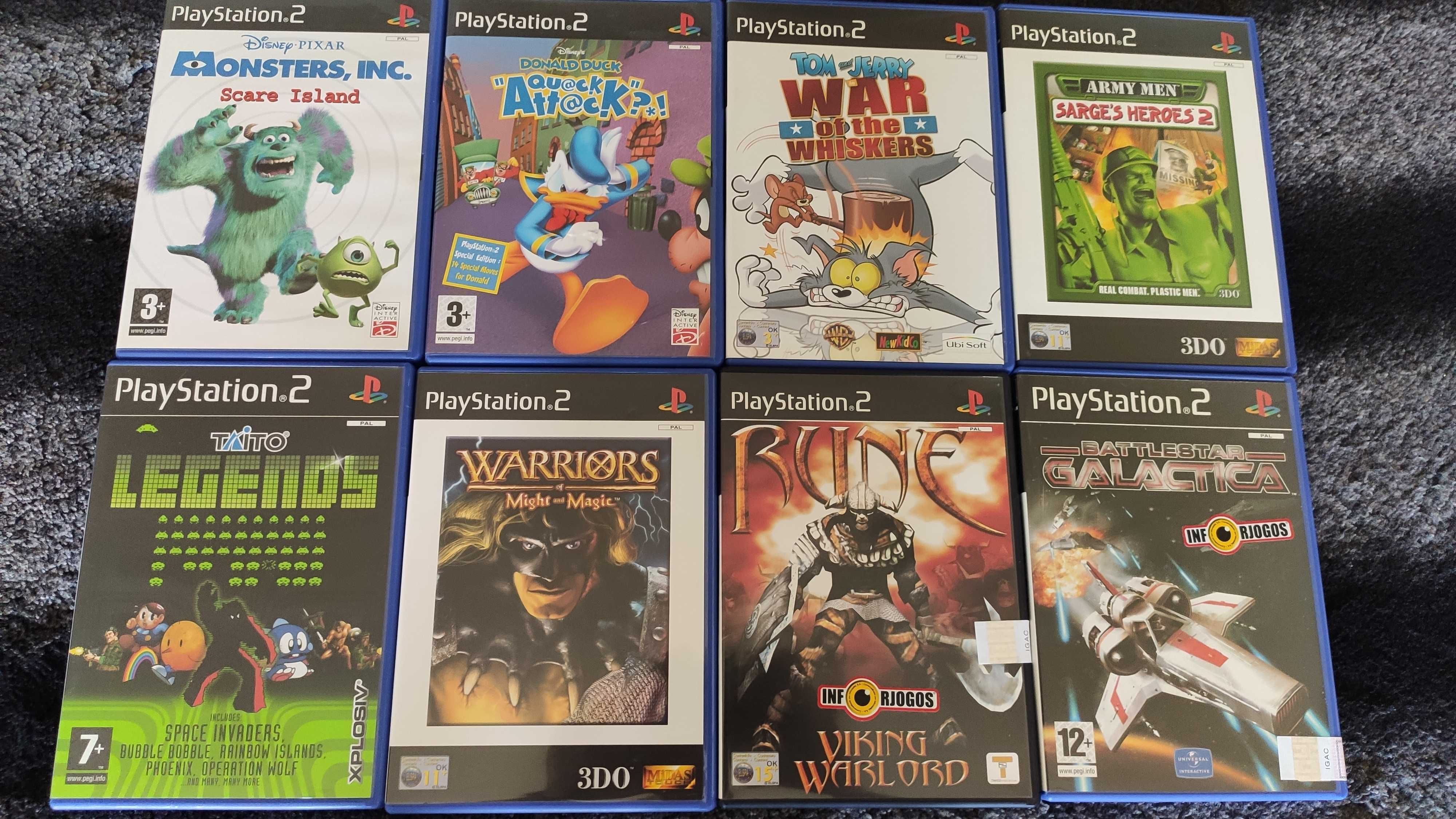 15 Jogos PS2 por 40€ (individualmente 5€)